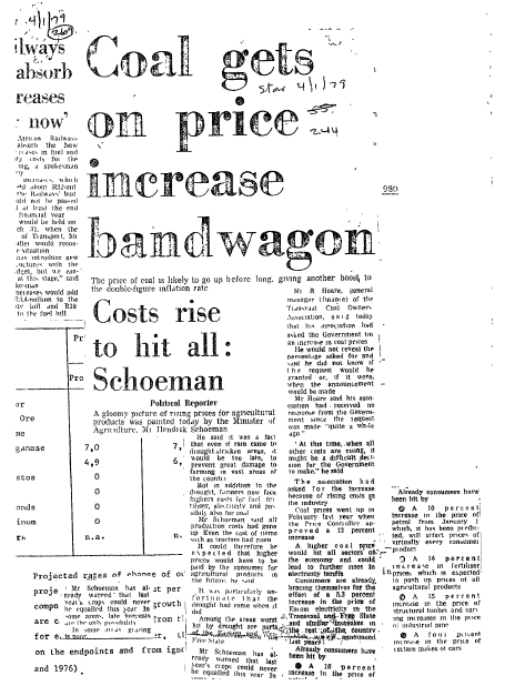 Prices General 1979 - 1980 | South African History Online
